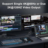 Long Usb C To Usb C Cable 10Ft Compatible With Thunderbolt 3,Usb C 3.1 Gen 1 Cable 10 Gbps Data Transfer,4K@60Hz/2K@120Hz Video Output Monitor Cord,Type-C Nylon Braided 100W Fast Charging.