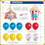 Carnival Theme Party Decorations, Circus Party Decorations, Carnival Birthday Party Decorations, Circus Birthday Party Supplies | Carnival Banner | Circus Banner | Carnival Balloons Decor