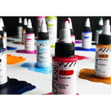 High Flow Acrylics by GOLDEN, Anthraquinone Blue, 1 fl. oz. Bottle, Professional Acrylic Paint, Semi-Transparent