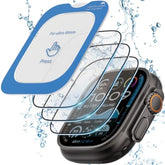 3 Pack Screen Protector For Apple Watch Ultra 2 49Mm Tempered Glass,Easy And Quick Installation With Auto Alignment,Waterproof Hd Screen Protector For Iwatch Ultra 3/Ultra 2/Ultra 49Mm