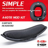 A40 Tr Cooling Gel Ear Cushion Earpads Compatible With Astro A40 Tr Headset - With Headband By