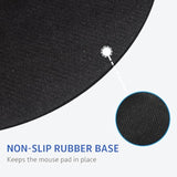 Admin Squad Mouse Pad - Office Squad Office Desk Accessories, Colleague Gifts, Round Waterproof Non-Slip Rubber Base Administrative Mousepad For Wireless Mouse 7.9X9.5 Inch