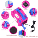 Electric Balloon Pump, Portable Dual Nozzle Balloon Air Pum Inflator B