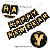 Happy New Year Banner 2026 10ft Party Backdrop No DIY