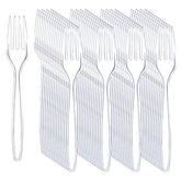 360Pcs Clear Plastic Forks -Disposable Plastic Forks Bpa-Free, 6.7-Inch Heavy Duty Clear Disposable Cutlery, Suitable For Parties And Restaurants, Perfection At The Tip Of Your Fork