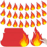 3 Set 6.9 Ft Flame Banner Flags Party Accessory Flame Bunting Flags String Hanging Party Banner Decorations With Rope For Party Events Celebration