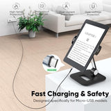 Micro Usb Cable 15Ft, Extra Long Microusb 15 Foot Cord Fast Charging & Data Transfer Braided For Ps4 Controller Charger Wyzecam V1-3 Old Kindles Old Android Phones Raspberry Pi 3 With Micro-Usb