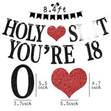 Holy You're 18 Banner, Funny 18th Birthday Bunting Sign Party Decorations