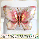 Spring Butterfly Balloon Arch Kit,137Pcs Pastel Pink Green Gold Balloon Garland With 3D Butterfly Stickers,Big Butterfly Foil Balloon For Girls Fairy Birthday Bridal Baby Shower Tea Party Decoration