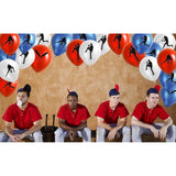 50Pcs Baseball Party Latex Balloons And Foil Balloons - Sports Game/Gr