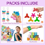 Party Favors For Kids 4-8,8-12,Goodie Bags Stuffers For Kids,Pinata Stuffers,Treasure Box Toys For Classroom,Pop It Fidget Toys,Fidget Toys Bulk,Carnival Prizes,Treasure Chest Prizes 179 Pcs