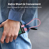 Pink Usb C Cable Short 1Ft, 2-Pack Fast Charging Usb A To Usb C Type Charger C