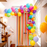 Multicolor Neon Balloon Arch Kit, Rainbow Balloons for Carnival & Birthday Party