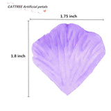 Rose Petals, Fake Flower Petal White & Purple 2000 Pcs For Valentines Decorations Suitable Weddings Valentine'S Day Anniversaries Birthdays Parties Table Special Night Romantic Decor
