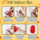 Cartoon Red & White Happy Birthday Banner – Anime Themed Party Supplies for Kids