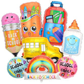 8 Pcs Back to School Foil Balloons Classroom Party Decorations