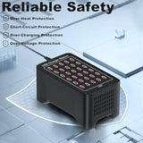 Charging Stations For Multiple Device, 150W 30 Ports Phone Charging Station With Fast Charging, Usb Multiple Charging Station For Travel Home Office Party