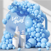 120pcs Pastel Blue Balloon Garland Kit – Baby Blue Arch for Party, Shower & Graduation