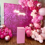 Pink Balloons Arch Kit, 160Pcs Hot Pink Balloon Garland Kit Metallic Rose Gold Confetti Balloons For Birthday, Wedding, Princess Theme, Engagements, Baby Shower, Anniversary Party Decoration