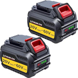 Dcb609 Battery Replacement For Dewalt 60V Battery, Dcb609 Dcb606 Dcb612 180Wh Battery 2 Packs