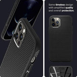 Spigen Liquid Air Designed for iPhone 12 Pro Max Case (2020) - Matte Black