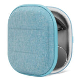Geekria Shield Headphones Case Compatible with Skullcandy, AKG, Edifier, Hard Shell Travel Carrying Bag with Cable Storage (Blue)