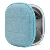 Geekria Shield Headphones Case Compatible with Skullcandy, AKG, Edifier, Hard Shell Travel Carrying Bag with Cable Storage (Blue)