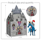 16-Pack Diy Medieval Castle Cardboard Boxes – 8 × 5 × 3 Inch Knight Theme Party Centerpieces For Halloween, Mardi Gras & Birthday Celebrations