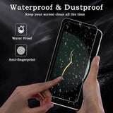 Privacy Screen Protector For Samsung Galaxy S23 Fe, Shatterproof Tempered Glass Accessories, Anti Spy Tempered Glass Film, Case Friendly Ultra Resistant 9H Hardness Anti-Glare Hd Black -3 Pack