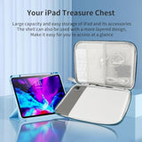 9-11 Inch Tablet Sleeve Case, Fits New Ipad Air/Pro 11 Inch 2024, Ipad Air 5/4Th 10.9, Ipad 10Th Gen 10.9, Ipad 9/8/7Th 10.2,All 9-11 Inch Tablet, Galaxy Tab S8/S9 11, Blue