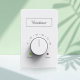 Dual Voltage (110V-265V) 4-Wire Manual Electric Baseboard Heater Thermostat For Home