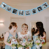 Pre-Strung Something Blue Before I Do Bridal Shower Decorations Photo Banner Last Toast On The Coast Bachelorette Party Wedding Engagement Party Decor