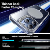 Esr For Case, Compatible With Magsafe, -Grade Protective Case, Built-In Stash Stand Phone Case, Scratch-Resistant Back Cover, Classic Series, Clear