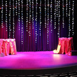 Iridescent Confetti Garland Holographic Party Decorations Sparkle Streamers Hanging Star Banners For Birthday New Year’S Eve Disco Party Euphoria Decor Christmas Celebration Supplies 10Pcs