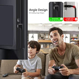 8K Hdmi 2.1 Short Cable,90 Degree Right Angle 1Ft/0.3M Ultra High Speed 48Gbps