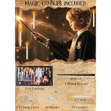18Pcs Floating Candles With Magic Wand Remote, Battery Operated Flameless Taper Candles, Flickering Warm Led Light Window Candle For Halloween Decorations Christmas Wedding Party Decor