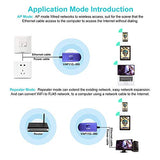 Wifi To Wired Wifi Bridge Ethernet/Signal Repeater Mini Industrial 2.4Ghz 300Mbps 1 Rj45 Male Usb/Dc Powered For Monitoring,Electronic Scales,Ip Printer,Robots,Medical Devices Vap11G-300