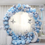 54Pcs Star and Moon Foil Balloons Set for Baby Shower, Wedding, Birthday Decor