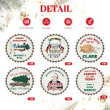 Christmas Vacation Decorations, Funny Holiday Paper Plates, 60 Count Disposable Dinner Plates, Christmas Vacation Merch Gifts Party Decor Supplies, Holiday Dinnerware Table Decorations, 9 Inch