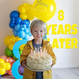Custom Age 25 Years Later Banner Letter Funny Birthday Decorations,Yellow Garland With Numbers 0-9 For Custom Age, 25Th Birthday Party Supplies, What’S Funnier Than 24 Themed Party Decor