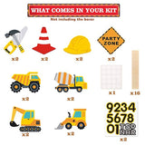 16Pcs Construction Party Centerpiece Dump Truck Car Table Topper Decor