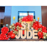 Red Balloons Latex Party Balloons - 150 Pack 5 Inch Matte Red Helium B