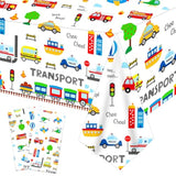 Transportation Tablecloth Transportations Birthday Party Supplies 2Pcs Train Bus Table Covers Transportation Party Table Decor For Vehicle Car Theme Baby Shower Decorations