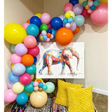 50 Pack Rainbow Balloons 12 Inch Assorted Bright Latex Balloons Party Decorations