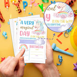 Unicorn Birthday Party Invitation, Magical Unicorn Themed Fill-In Invites For Men & Women, 20 Invitations With Envelopes (4" X 6"), Adults Rainbow Party Favors Decorations And Supplies -28