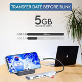 Usb C Hub - 7 In 1 Usb C Adapter With 4K/60Hz Hdmi - 2 Usb 3.0 Ports, Sd/Tf Ca