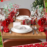 8-Pack Metallic Foil Spray Star Table Centerpieces for Holiday and Party Decor