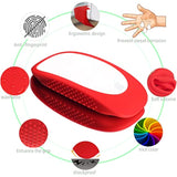 Silicone Protector For Apple Magic Mouse, Imac Magic Mouse Cover Case - Anti-Drop Protective Sleeve (Black)