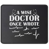 Doctor Once Wrote Medical Doctor Handwriting Funny Doctor Gifts Mouse Pad - Physician Mouse Mat - Medical Student Practitioner Dr Mousepad 9.5 Inch