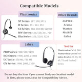 Ear Cushions For Plantronics Headset Replacement Foam Ear Pads For Plantronics Hw251N Hw261N Hw510 Hw520 Blackwire C320 3210 3220 3320 Jabra Pro 920 Biz 2300 Gn2000 Headphones (10 Pack)